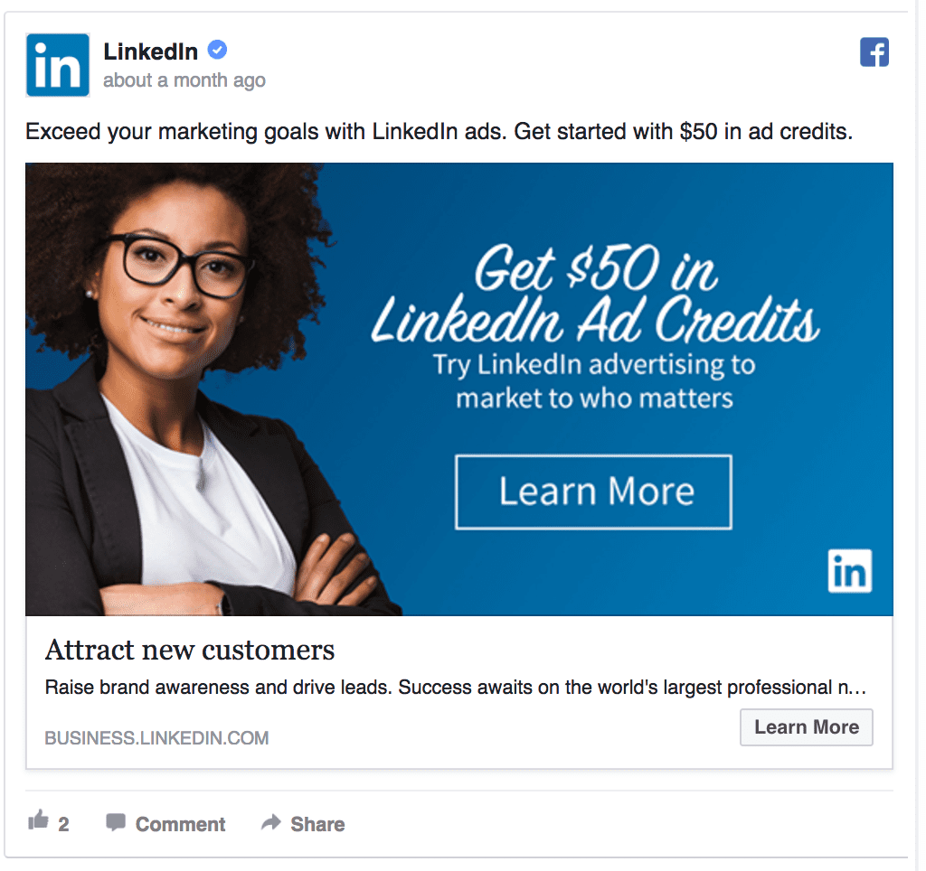 LinkedIn ad