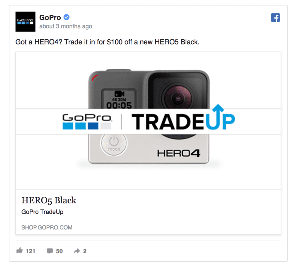 gopro facebook ad example